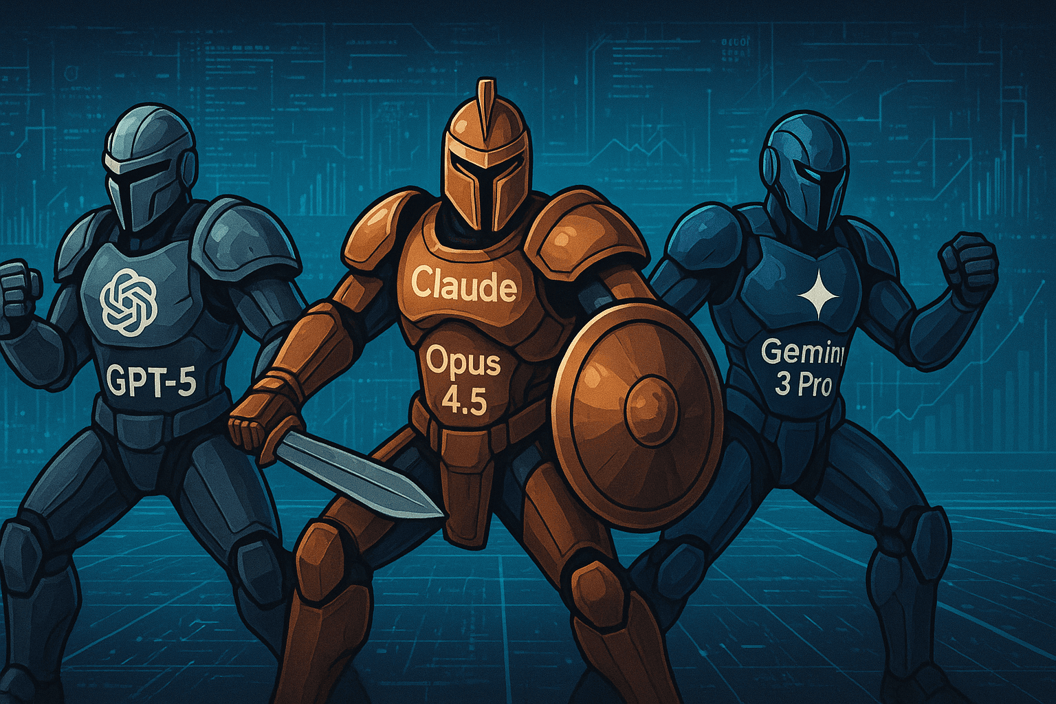 GPT-5 vs Claude Opus 4.5 vs Gemini 3 Pro: битва reasoning-моделей. Кто победил в 2025?